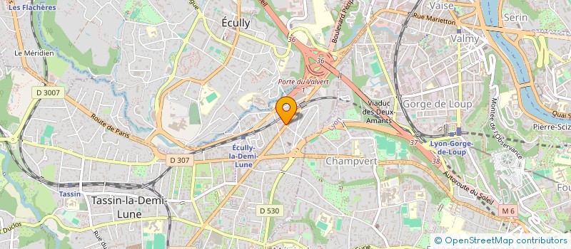 localisation de l'entreprise SNC FAREINS  TASSIN-LA-DEMI-LUNE