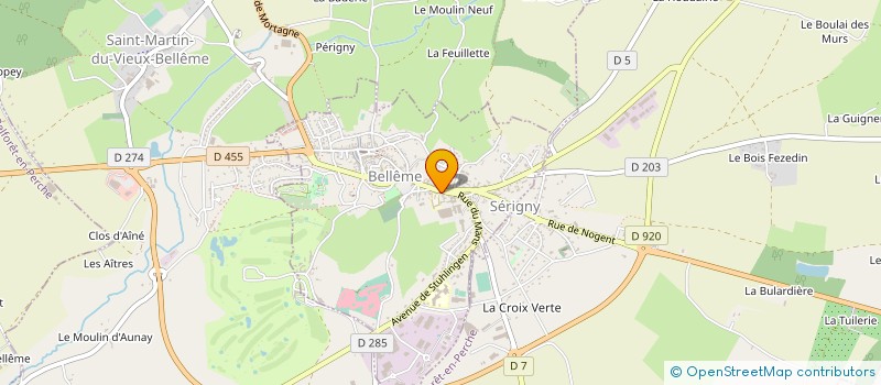 localisation de l'entreprise SNC FASSIN à BELLEME