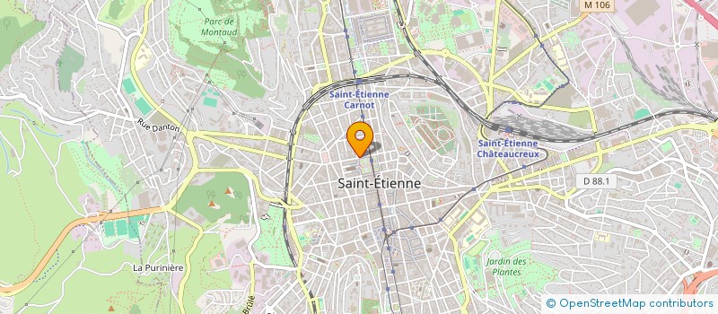 localisation de l'entreprise SNC FAVIER GAILLARD COADON  SAINT-ETIENNE