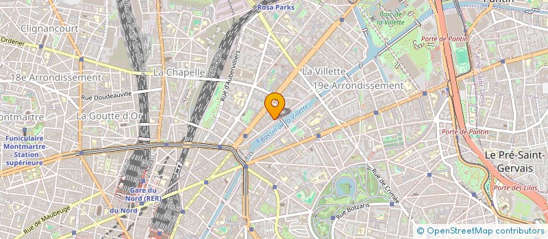 localisation de l'entreprise SNC FEERIC  PARIS