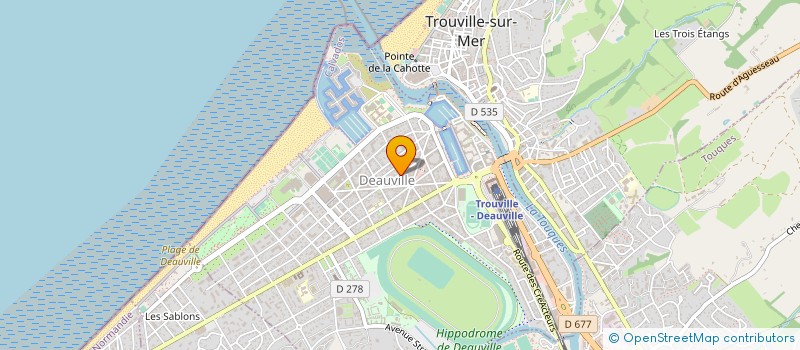 localisation de l'entreprise SNC FEREY FLEURS à DEAUVILLE