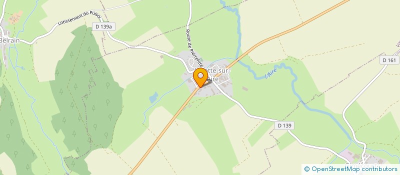 localisation de l'entreprise SNC FERME AUBERGE DU COLOMBIER à VILLOTTE-SUR-AIRE
