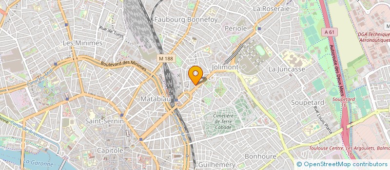localisation de l'entreprise SNC FERME EOLIENNE DE CUQ-SERVIES à TOULOUSE