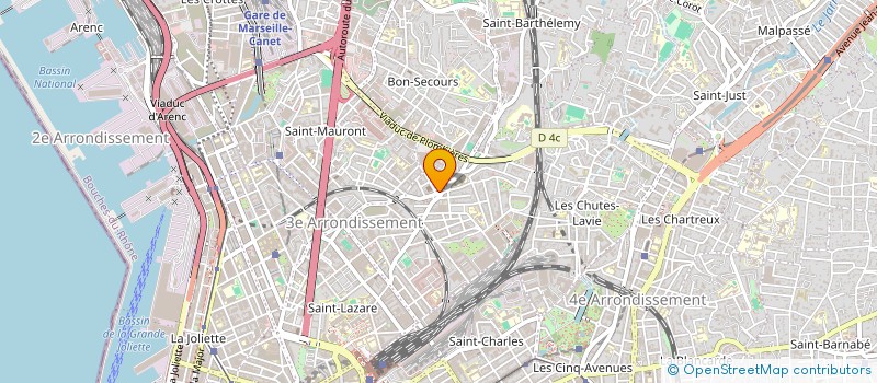 localisation de l'entreprise SNC FERRARA ET COMPAGNIE à MARSEILLE