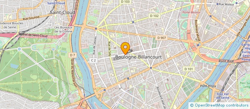 localisation de l'entreprise SNC FINANCIERE MORIZET à BOULOGNE-BILLANCOURT