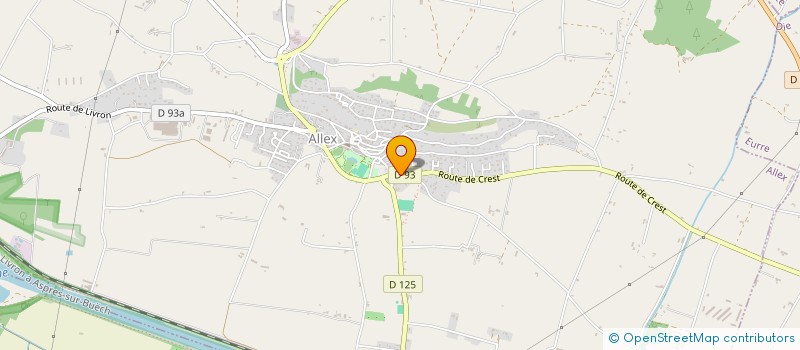 localisation de l'entreprise SNC FJPC  ALLEX