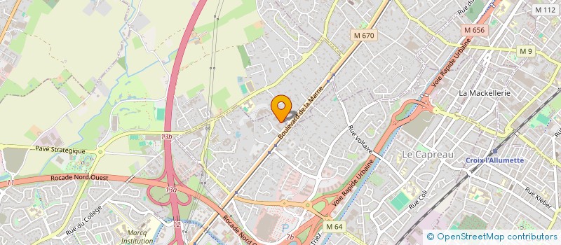 localisation de l'entreprise SNC FLANDRES CPI  WASQUEHAL