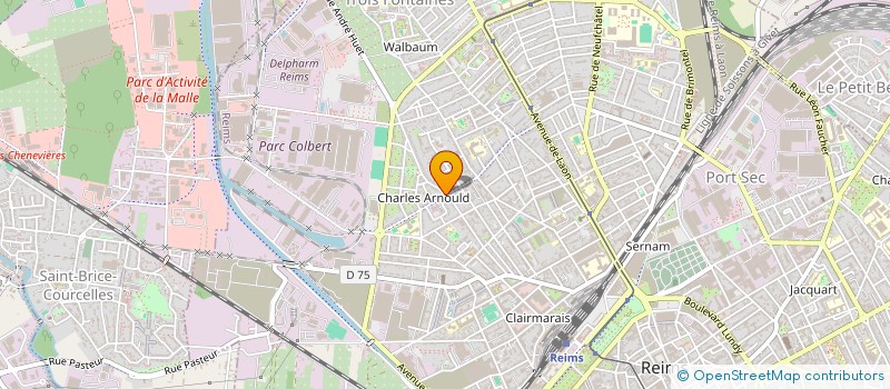 localisation de l'entreprise SNC FLOQUET à REIMS