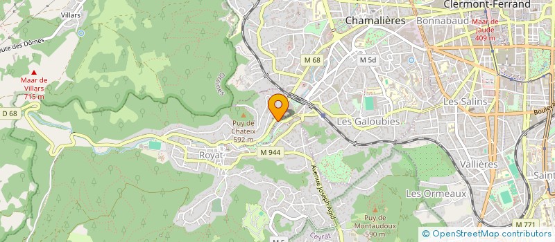 localisation de l'entreprise SNC FLORE  ROYAT