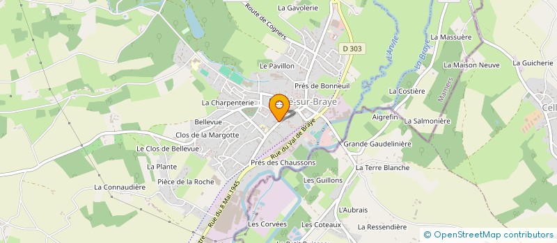 localisation de l'entreprise SNC FOLENFANT  BESSE-SUR-BRAYE