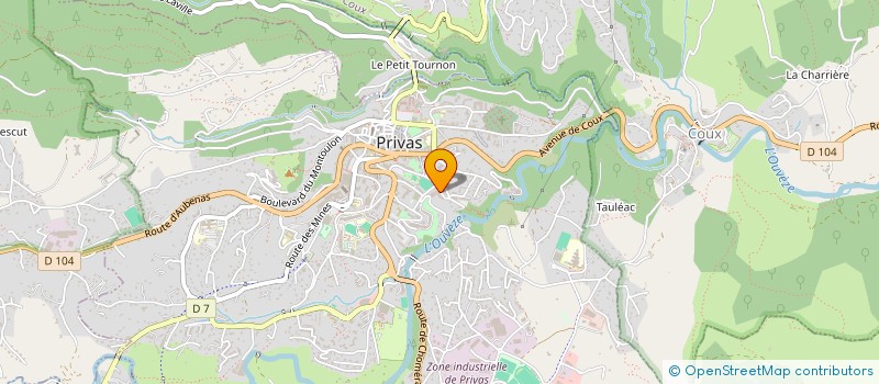 localisation de l'entreprise SNC FONCIERE DU VIVARAIS à PRIVAS