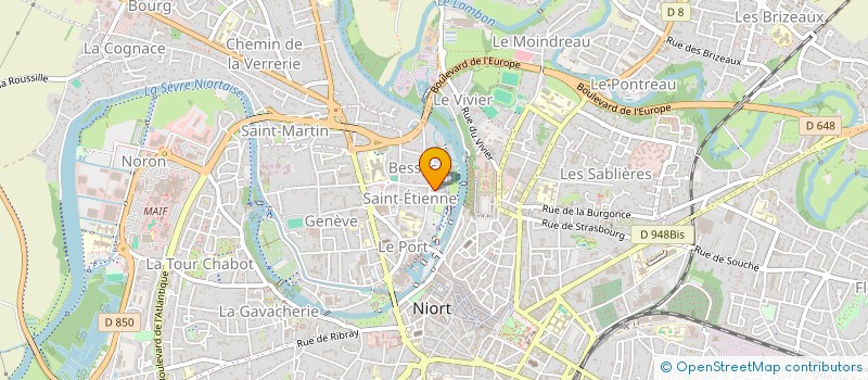 localisation de l'entreprise SNC FORME NOUVELLE à NIORT