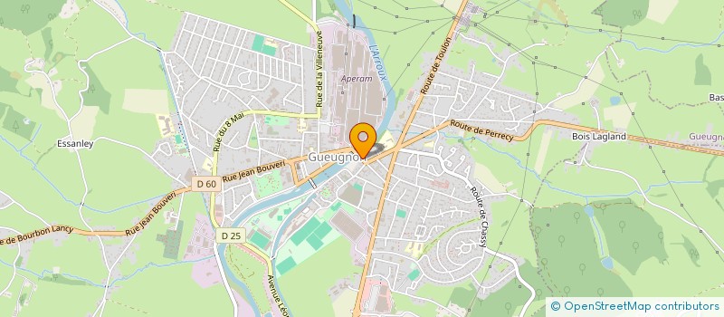 localisation de l'entreprise SNC FRAJOL à GUEUGNON