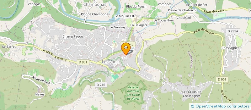 localisation de l'entreprise SNC FRATELLI LOMBARDO  LES VANS