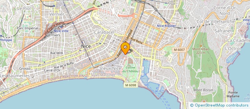 localisation de l'entreprise SNC FRED'S TRANSPORTS BARCELLO FORMISANO à NICE