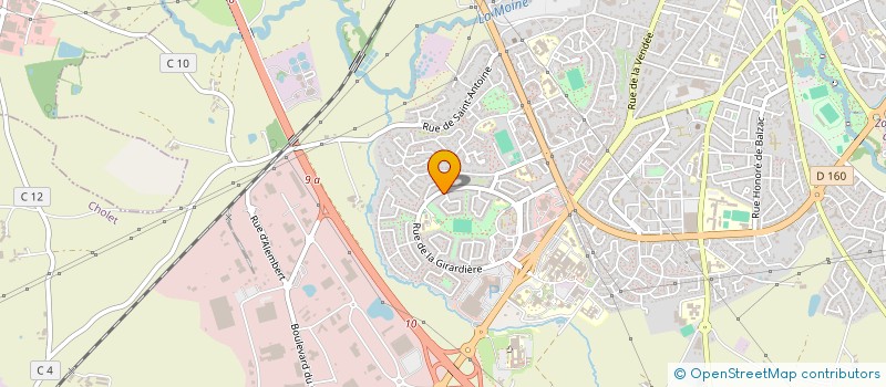 localisation de l'entreprise SNC FROMENTIN ET GADONNA à CHOLET