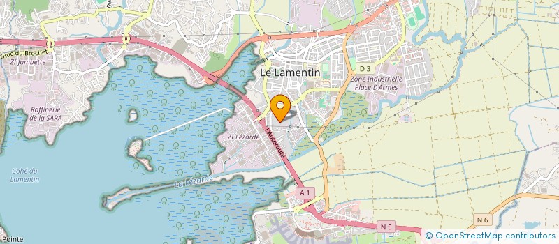 localisation de l'entreprise SNC G8X INDUSTRIES  LE LAMENTIN