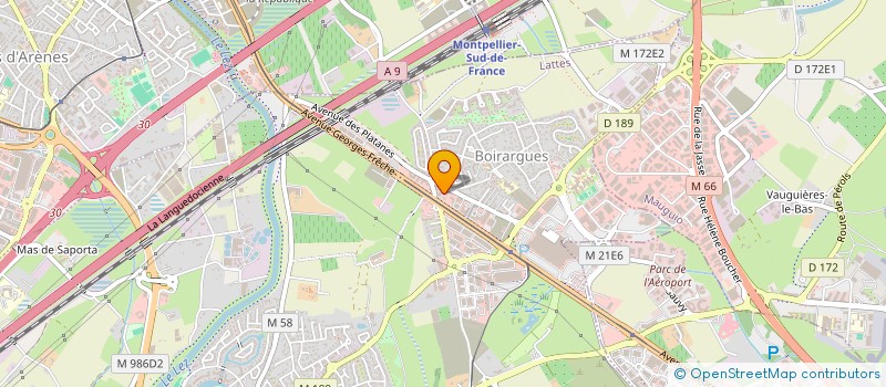 localisation de l'entreprise SNC GARCIA ET ESTEVE à LATTES