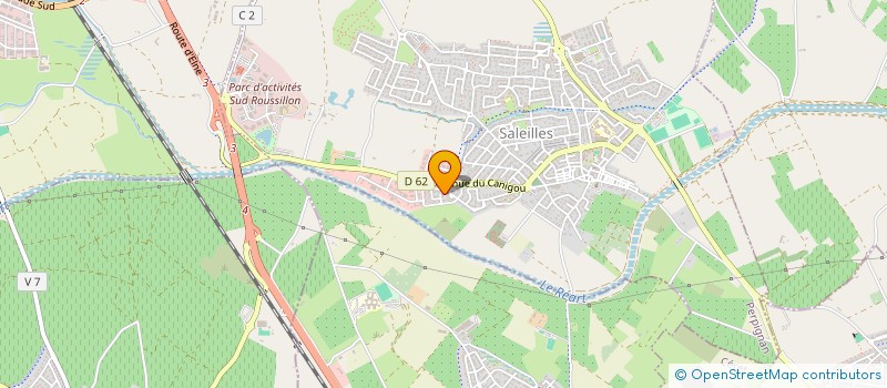 localisation de l'entreprise SNC GARCIA LOPEZ  SALEILLES