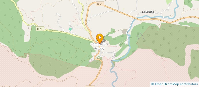 localisation de l'entreprise SNC GARIBAL  COMPS-SUR-ARTUBY