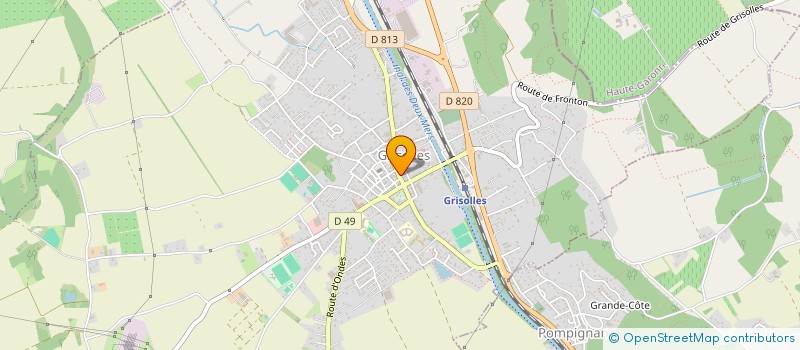 localisation de l'entreprise SNC GASQUET TAILLEFER  GRISOLLES