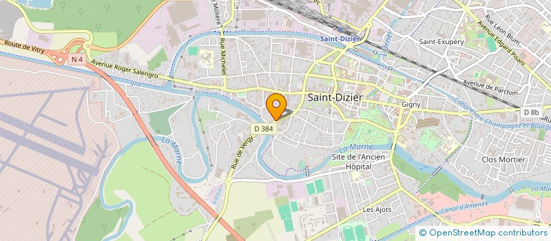 localisation de l'entreprise SNC GATIGNON-GAUCHER à SAINT-DIZIER