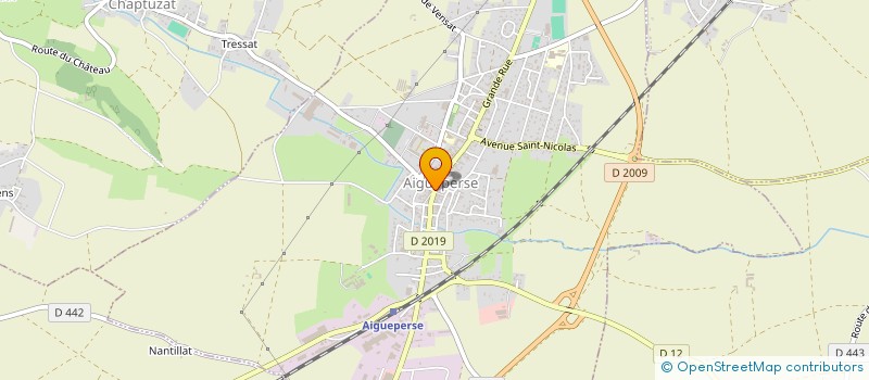 localisation de l'entreprise SNC GAUDIO à AIGUEPERSE