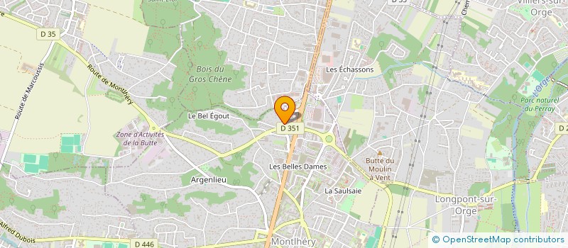 localisation de l'entreprise SNC GAUTIER ET COMPAGNIE à MONTLHERY