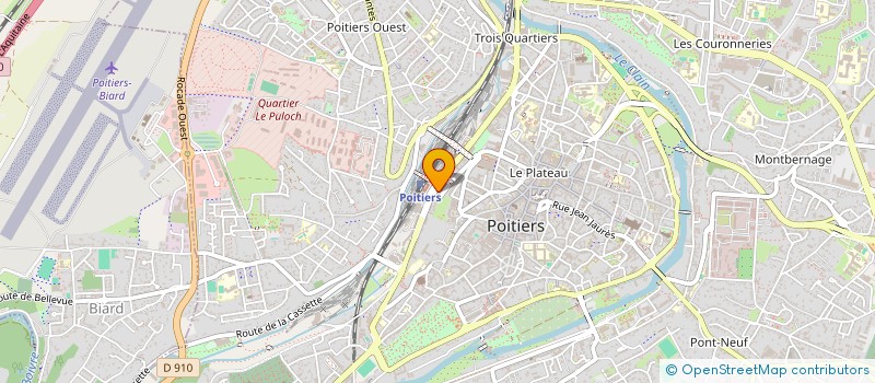 localisation de l'entreprise SNC GAUTIER-LE PRINTANIA à POITIERS