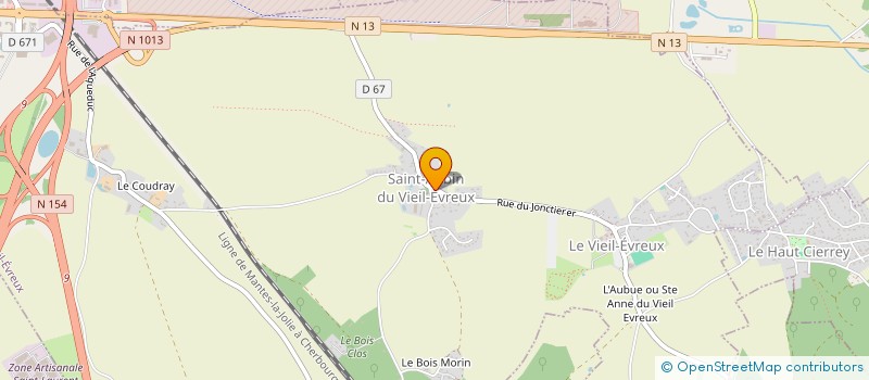 localisation de l'entreprise SNC GAVELLE ET CLAIRICIA à LE VIEIL-EVREUX