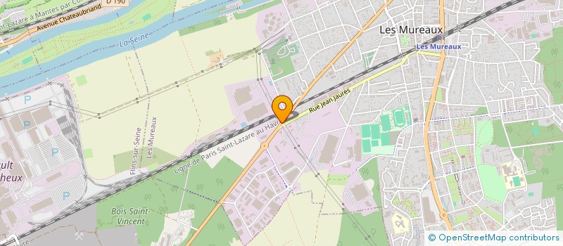 localisation de l'entreprise SNC GENDARMERIE DE MOUTIERS à LES MUREAUX