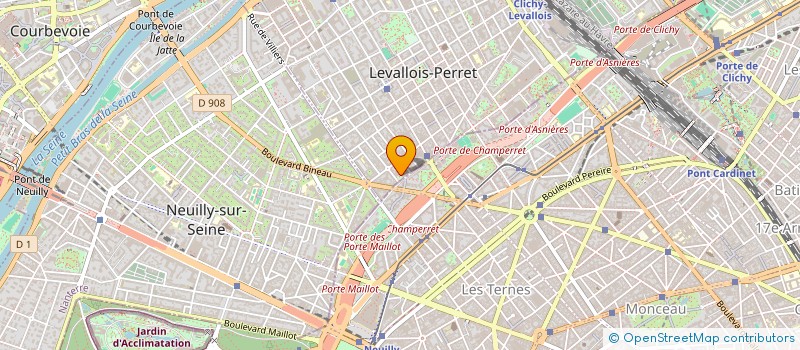 localisation de l'entreprise SNC GENERAL DE GAULLE 104 NEUILLY à LEVALLOIS-PERRET