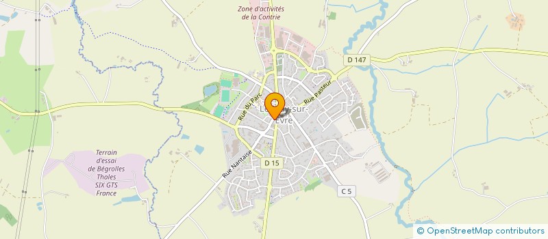 localisation de l'entreprise SNC GENEST TAUPIN  LE MAY-SUR-EVRE