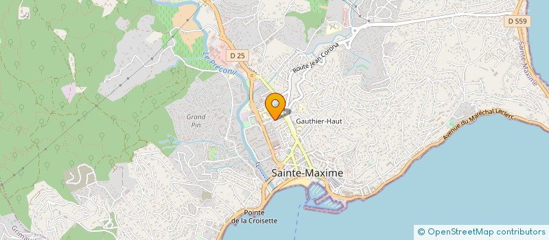 localisation de l'entreprise SNC GEO à SAINTE-MAXIME