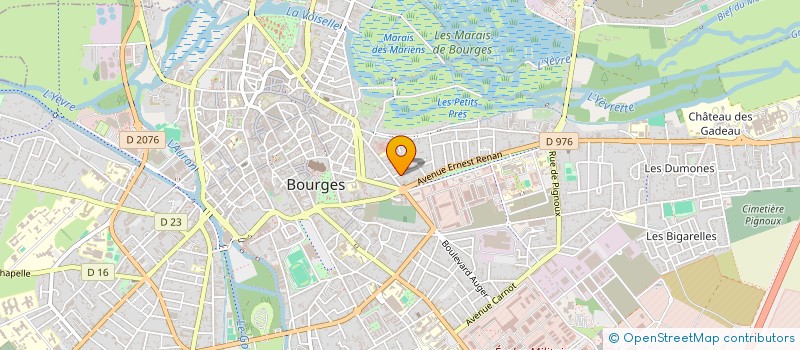 localisation de l'entreprise SNC GEOSEB à BOURGES