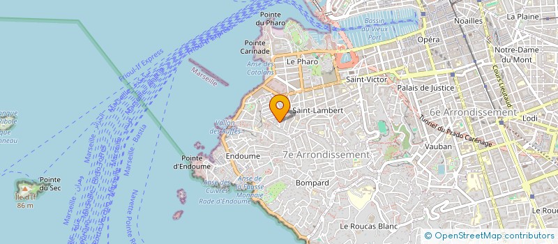 localisation de l'entreprise SNC GERARD ET JOSEPH STRAFORELLI à MARSEILLE