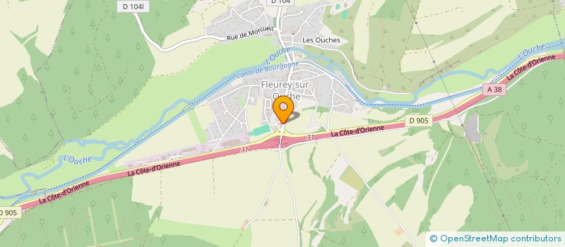 localisation de l'entreprise SNC GEROCH  FLEUREY-SUR-OUCHE