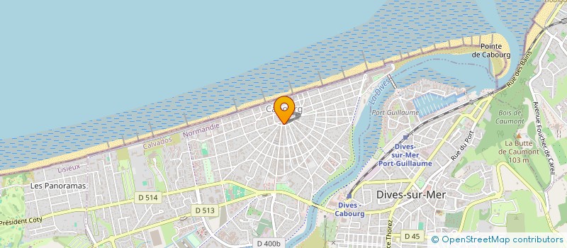 localisation de l'entreprise SNC GIARD-SUSINI  CABOURG