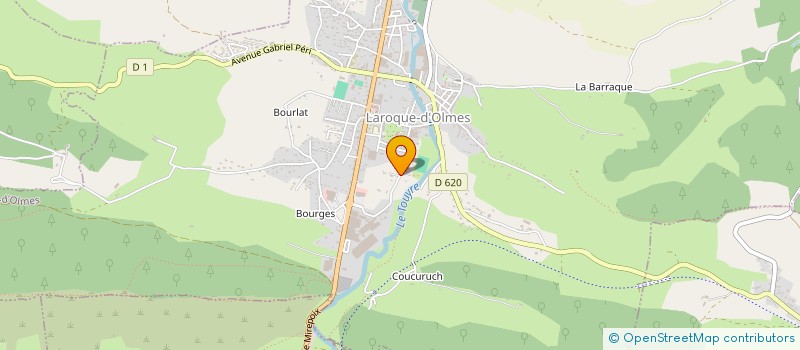 localisation de l'entreprise SNC GIBERT à LAROQUE-D'OLMES