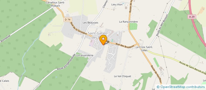 localisation de l'entreprise SNC GILLES  SAINT-GATIEN-DES-BOIS