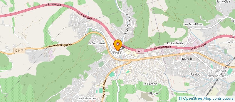 localisation de l'entreprise SNC GILMAR à CABASSE