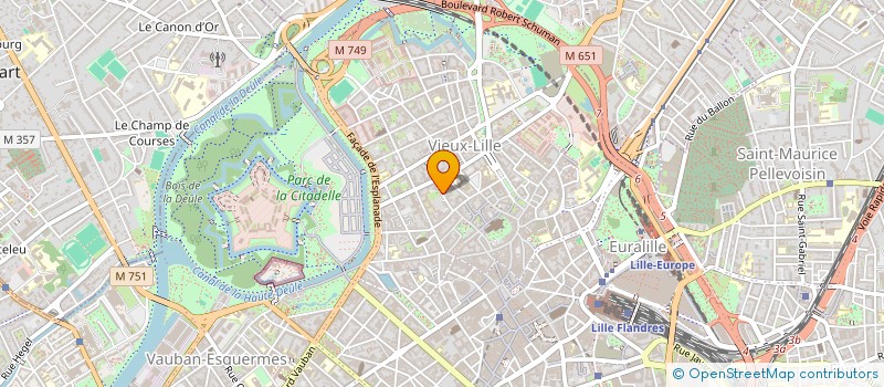 localisation de l'entreprise SNC GL à LILLE