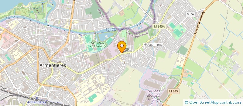 localisation de l'entreprise SNC GODIN  HOUPLINES