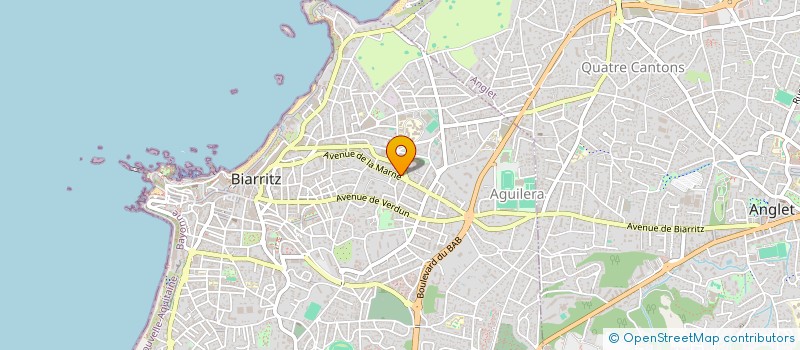 localisation de l'entreprise SNC GOUZY à BIARRITZ
