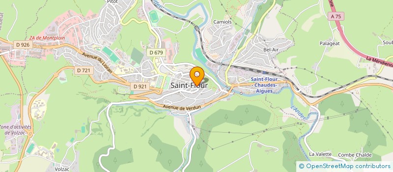 localisation de l'entreprise SNC GRANIER à SAINT-FLOUR