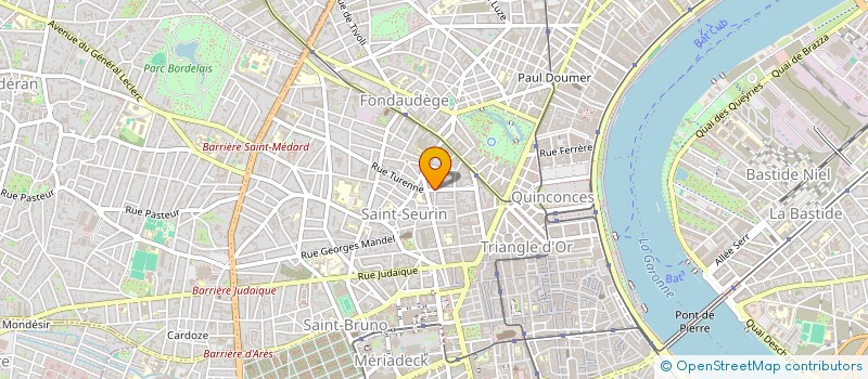 localisation de l'entreprise SNC GRASSI à BORDEAUX