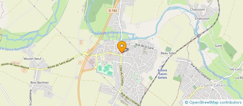 localisation de l'entreprise SNC GREAU-CANIOT  ECHIRE