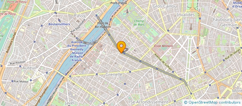 localisation de l'entreprise SNC GRENELLE HOTEL  PARIS