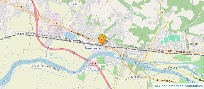 localisation de l'entreprise SNC GRESSOT  PEYREHORADE