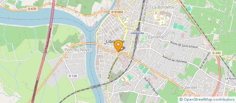 localisation de l'entreprise SNC GRIMBERT THOMAS  LIBOURNE